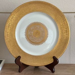 Vintage Rosedale Gold Plate 11”